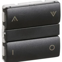 LK IHC wireless batteritryk med 4 slutte 1 modul, koksgrå