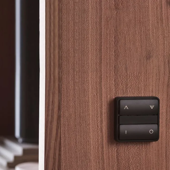 LK IHC wireless batteritryk med 4 slutte 1 modul, koksgrå