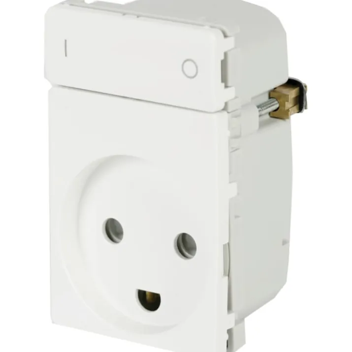 LK IHC wireless stikkontakt 1,5 modul, hvid