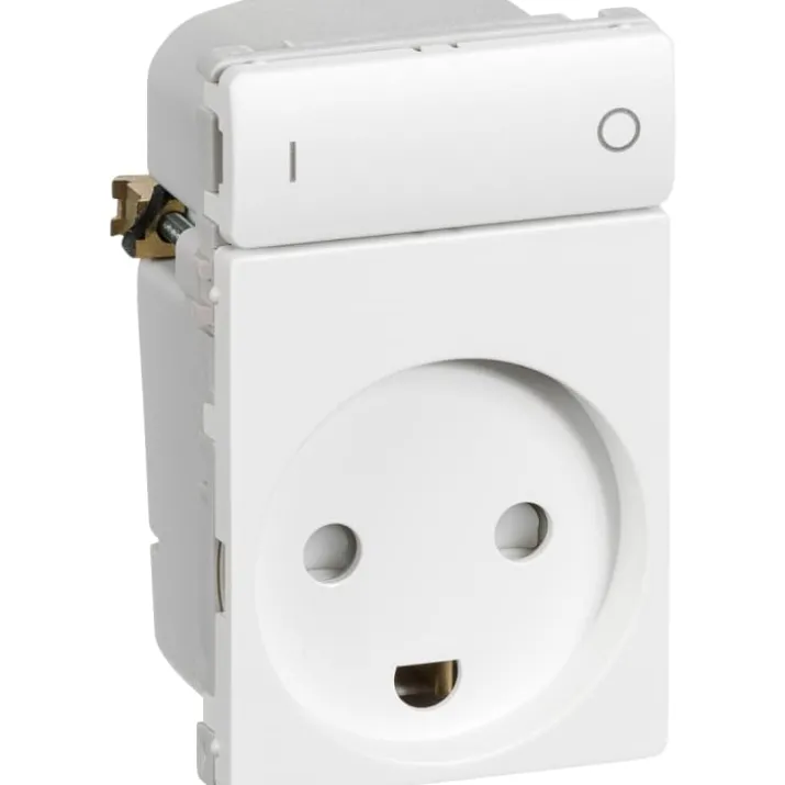 LK IHC wireless stikkontakt 1,5 modul, hvid