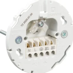 LK lampeudtag rund 5-polet Ø83 mm, hvid