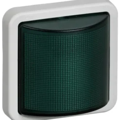 LK Opus 74 industri signallampe LED 230V, konstant/blink, grøn