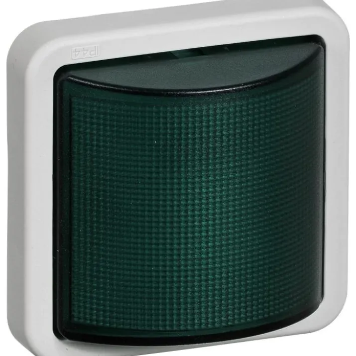 LK Opus 74 industri signallampe LED 230V, konstant/blink, grøn