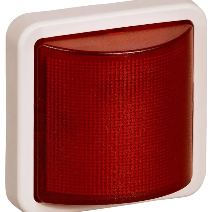 LK Opus 74 industri signallampe LED 230V, konstant/blink, rød