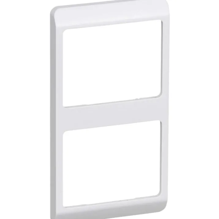 LK Opus 66 ramme, 2 modul, lodret, hvid