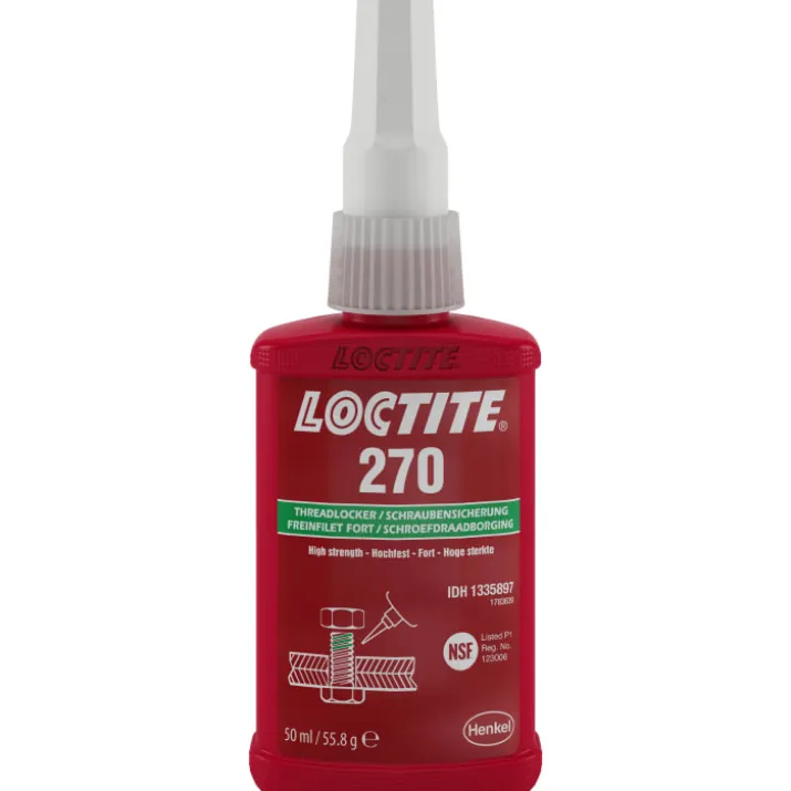 Loctite 270 gevindsikring, høj styrke, 50 ml