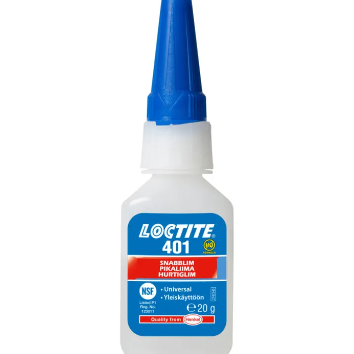 Loctite 401 hurtiglim, multifunktionel, 20g