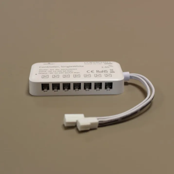 Loevschall Cue controller, SingleWhite, hvid