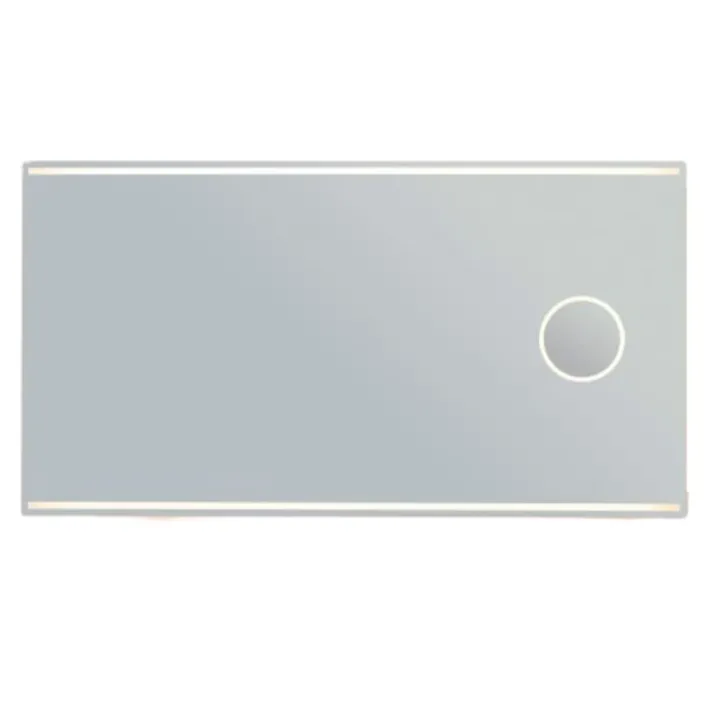 Loevschall Focus spejl med lys, 140x75 cm