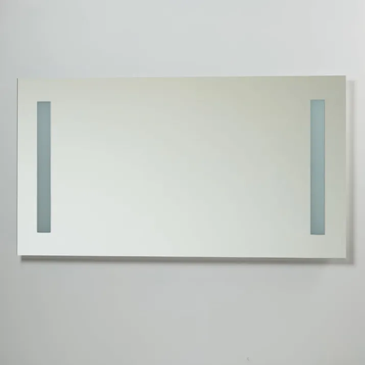 Loevschall Godhavn spejl med lys, 120x65 cm