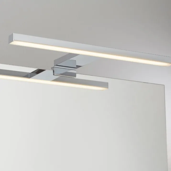 Loevschall NextGen spejllampe, krom, 50 cm