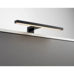 Loevschall NextGen spejllampe, sort, 30 cm