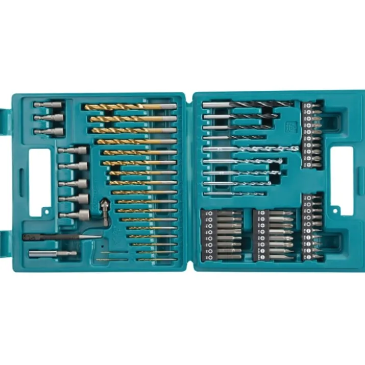 Makita bore/bits/toppesæt i kuffert - 75dele