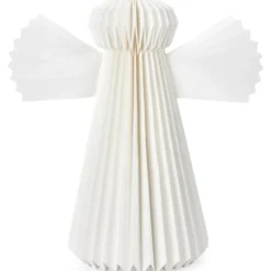 Markslöjd papirengel med lys, H30 cm