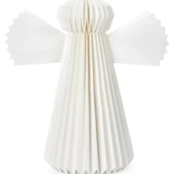 Markslöjd papirengel med lys, H40 cm