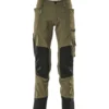 Mascot Advanced arbejdsbukser med stretch, grøn, str. 76C56