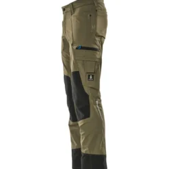 Mascot Advanced arbejdsbukser med stretch, grøn, str. 76C56