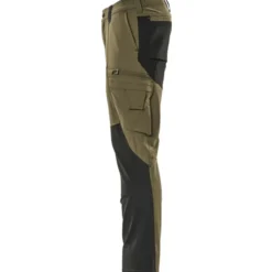 Mascot Advanced arbejdsbukser med stretch, grøn/sort, str. 76C50