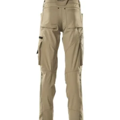 Mascot Advanced arbejdsbukser med stretch, khaki, str. 76C46