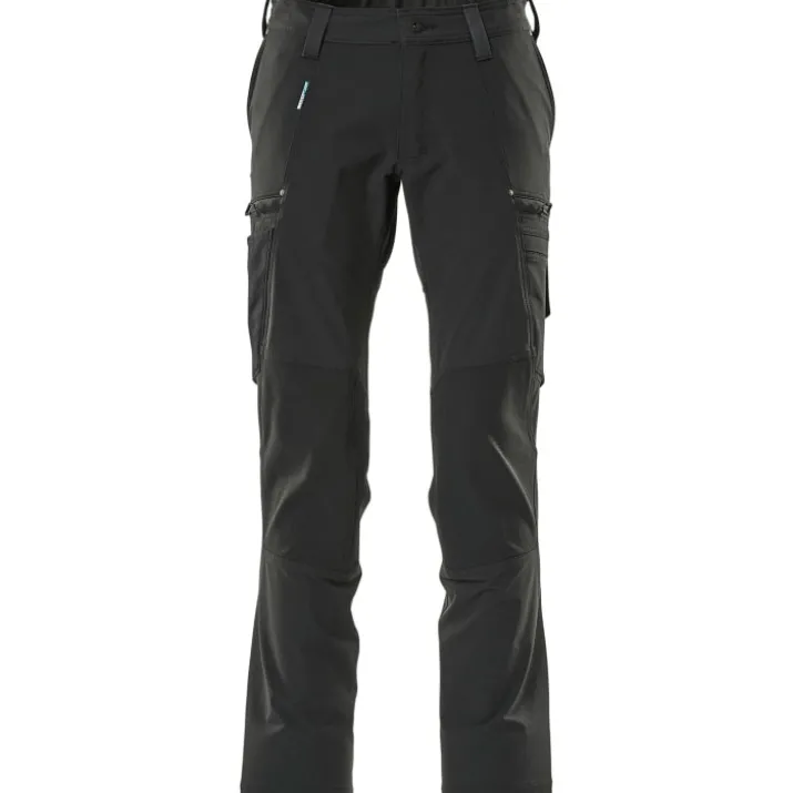 Mascot Advanced arbejdsbukser med stretch, sort, str. 76C42
