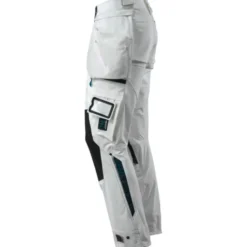 Mascot Advanced håndværkerbukser med stretch, hvid, str. 82C45