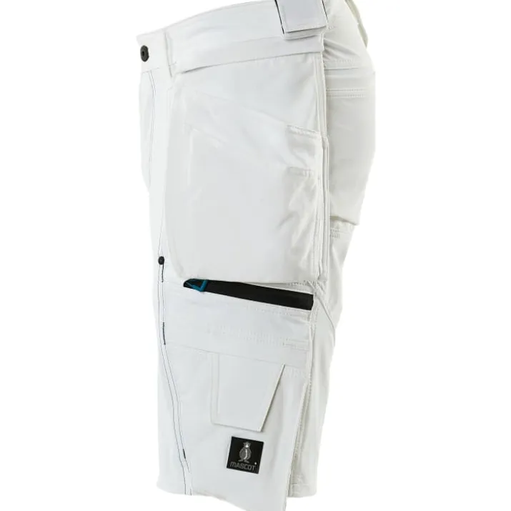Mascot Advanced håndværkershorts med stretch, hvid, str. C43