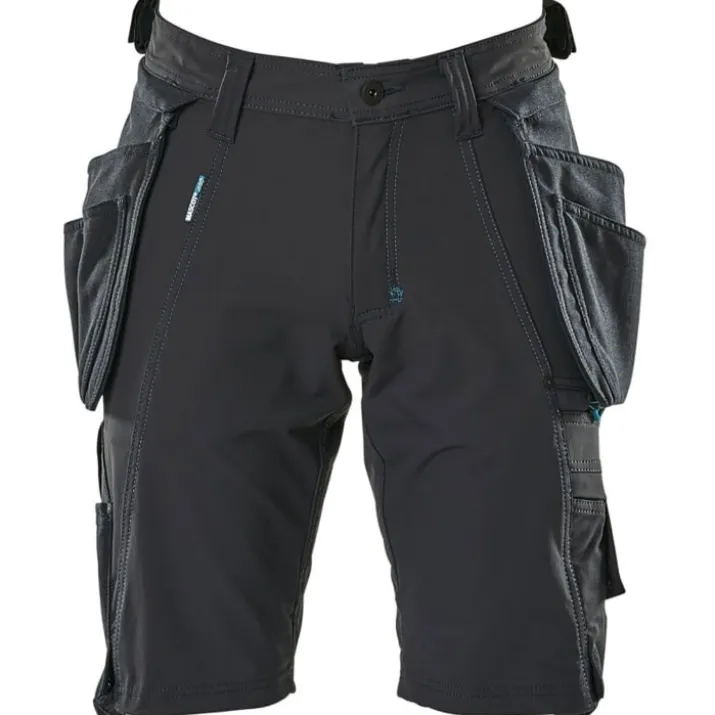 Mascot Advanced håndværkershorts med stretch, marineblå, str. C42