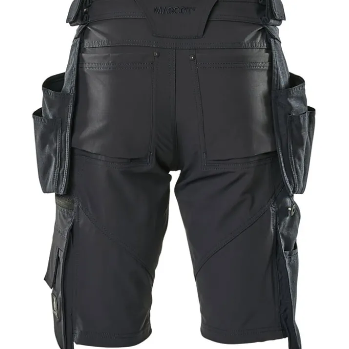 Mascot Advanced håndværkershorts med stretch, marineblå, str. C42
