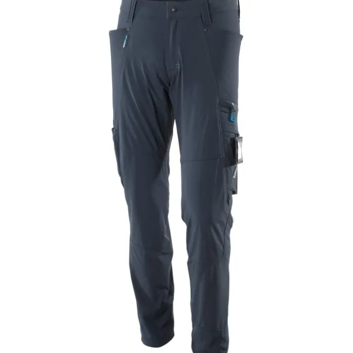 Mascot Advanced servicebukser med stretch, marineblå, str. 76C46