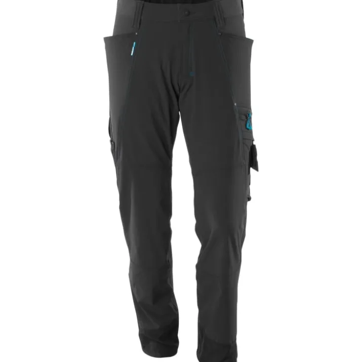Mascot Advanced servicebukser med stretch, sort, str. 76C42