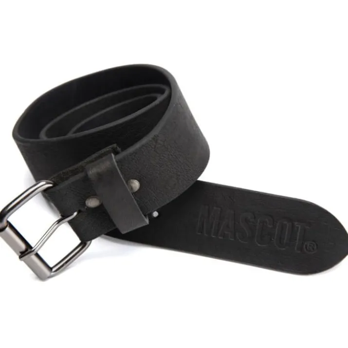 Mascot Congo læderbælte, sort, 100 cm