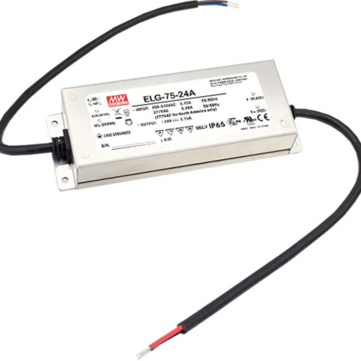 MeanWell udendørs LED driver 24V IP67 75W