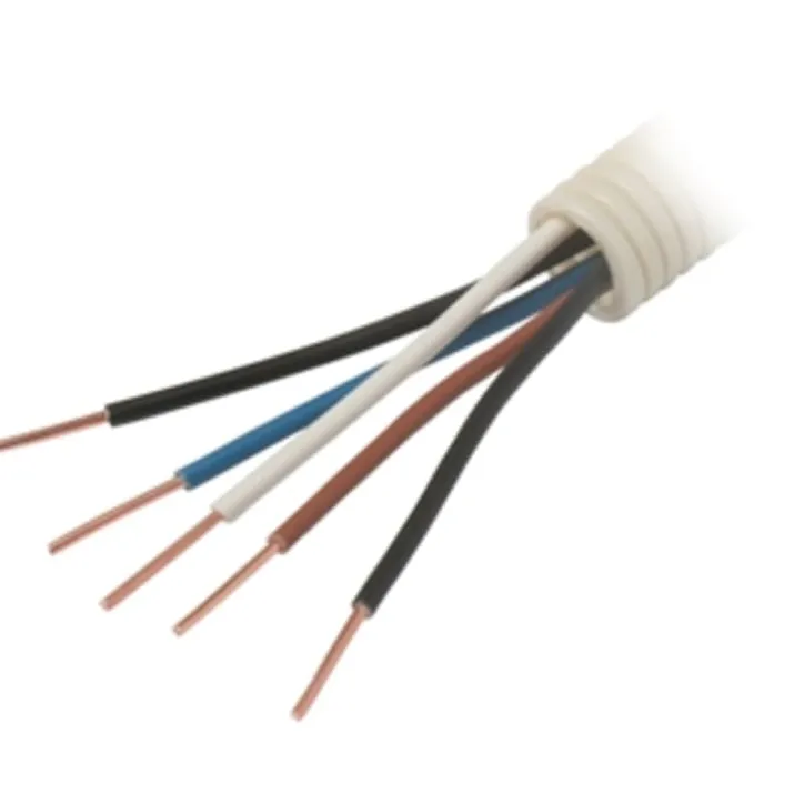 100 meter Flexrør med PVL ledning, 16 mm, 3G1,5 mm²