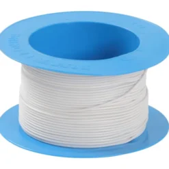 100 meter Nexans PVT installationskabel 1x1,5 mm², 90°C, hvid