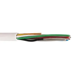 100 meter Nexans telefonledning PTK, 6x0,6 mm²