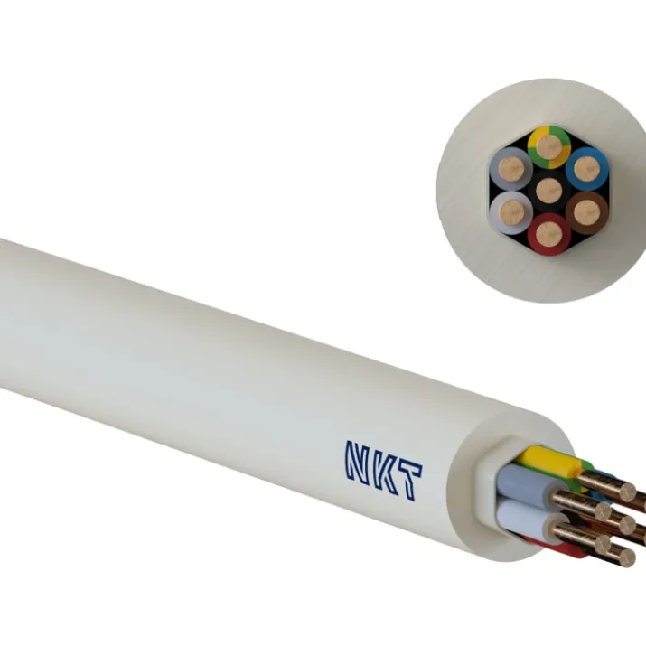 100 meter NKT Noiklx installationskabel, 7G2,5 mm², 100 meter
