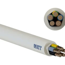 150 meter NKT Noiklx installationskabel, 5G6 mm², 150 meter