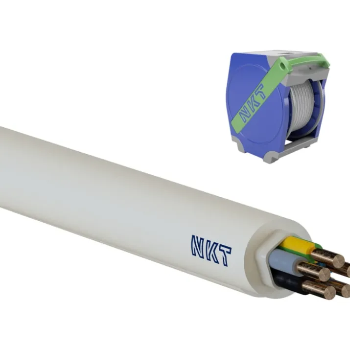 200 meter NKT Noiklx installationskabel, 5G4 mm², 200 meter