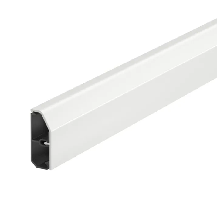 2 meter Rehau fodpanel, SL 20/110 mm, hvid