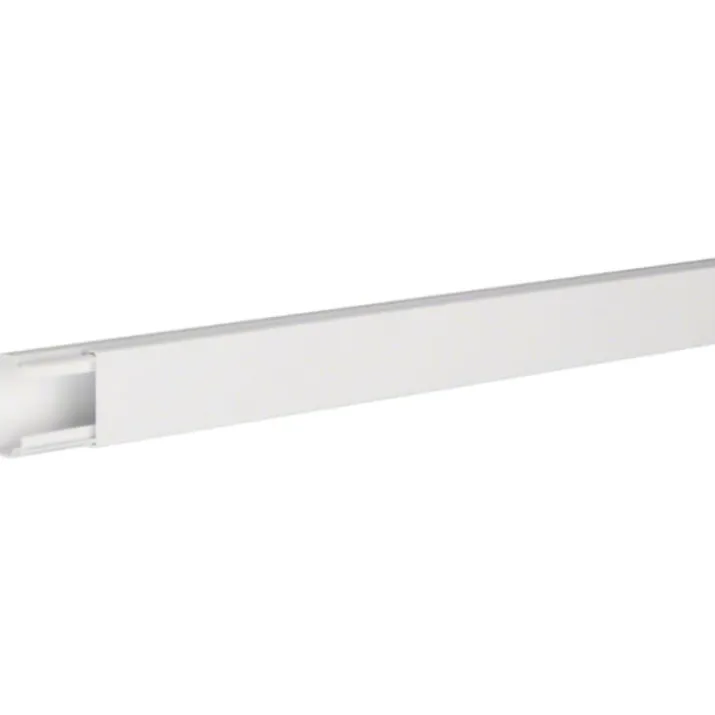 2 meter Tehalit kabelkanal komplet hvid, 10x15 mm