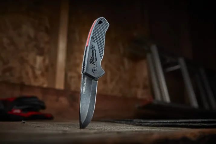 Milwaukee Hardline foldekniv, glat klinge
