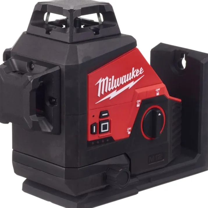 Milwaukee M12 3PL-0C krydslaser, u. batteri