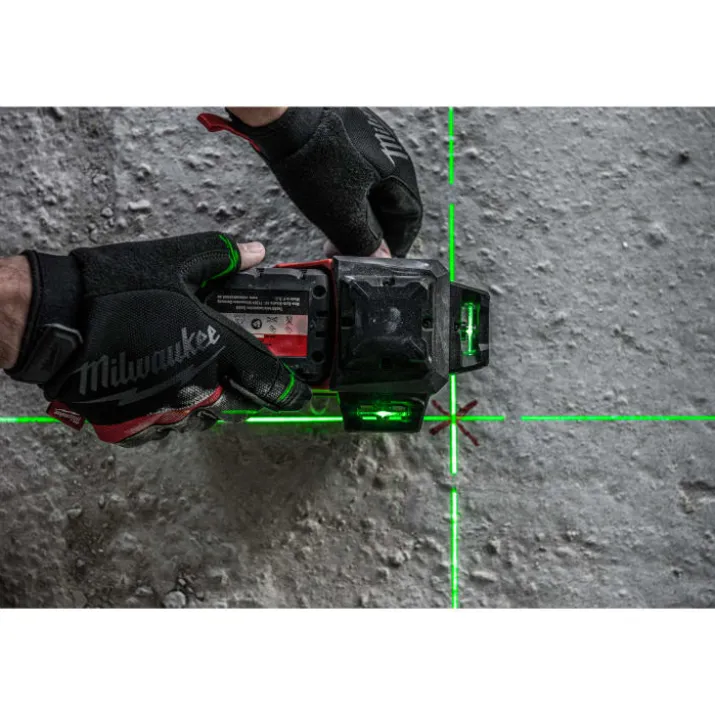 Milwaukee M12 3PL-0C krydslaser, u. batteri