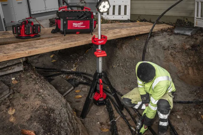 Milwaukee M18 Powerpack arbejdslampe, u. batteri