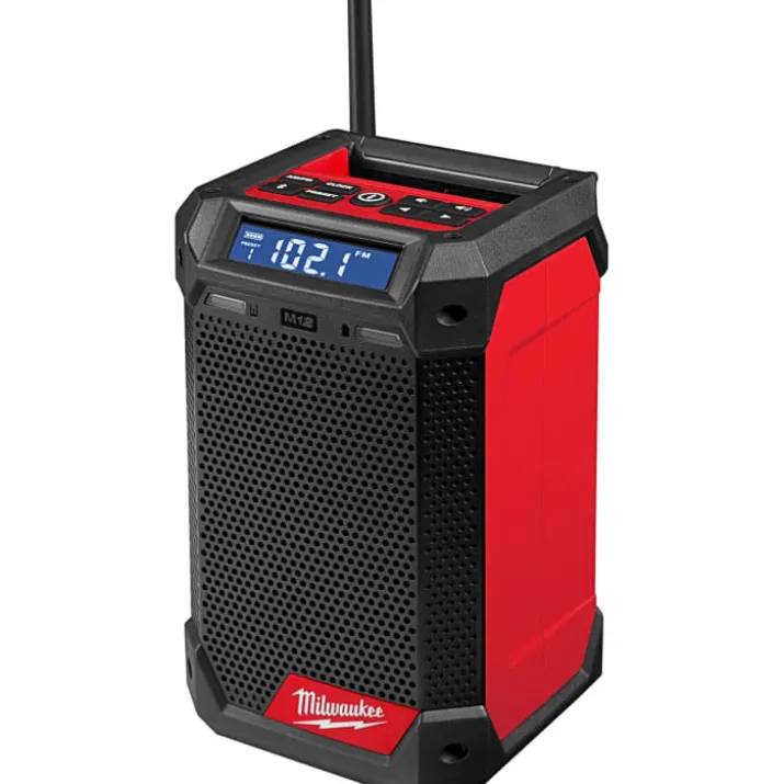 Milwaukee M12 RCDAB+-0 radio og lader