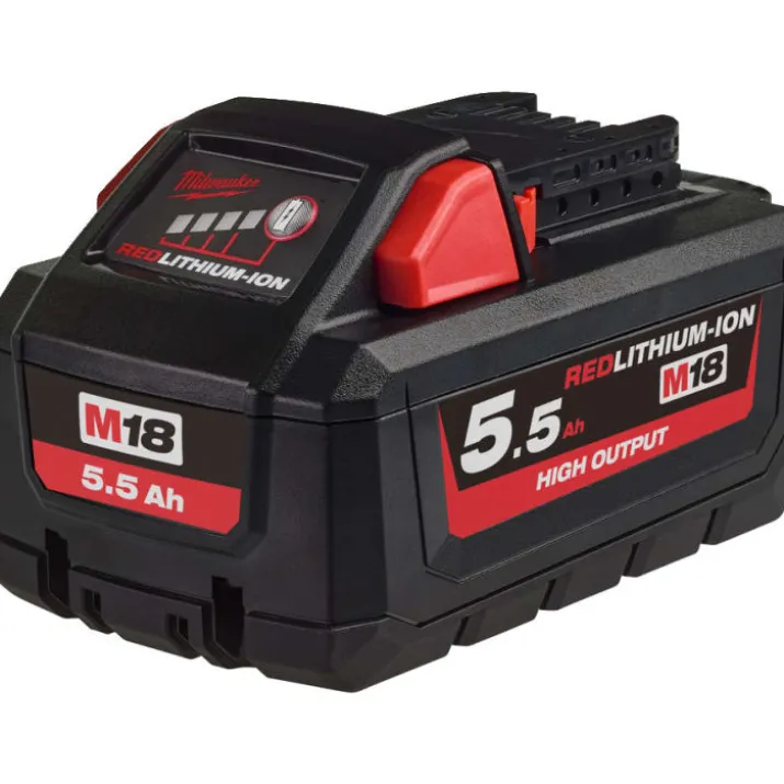 Milwaukee M18 Red Lithium High Output batteri, 18V/5,5 Ah