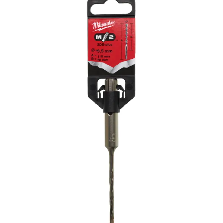 Milwaukee M2 SDS+ hammerbor, 2 skærs, 3,5x110 mm