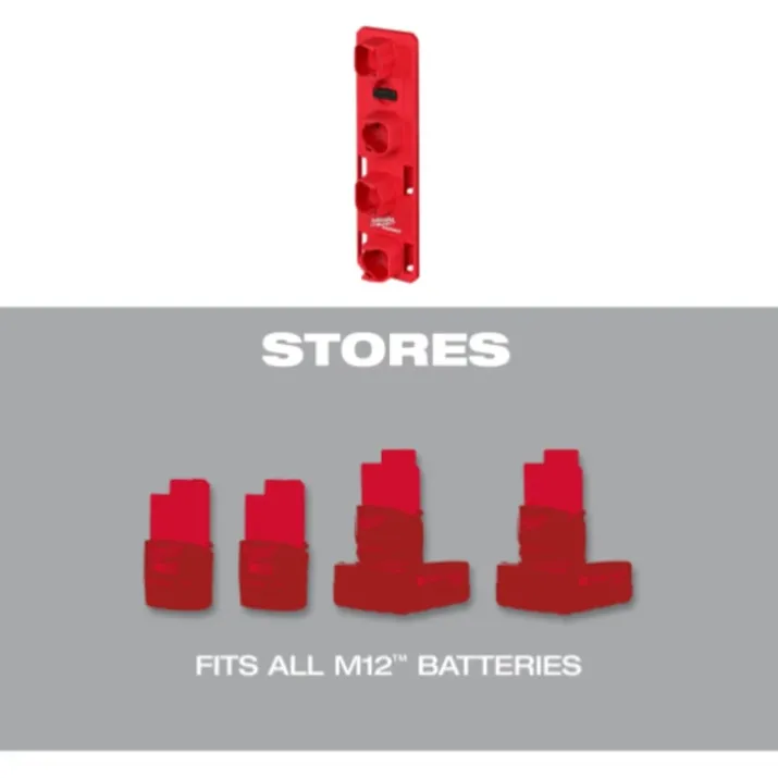 Milwaukee Packout M12 batteriholder
