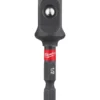 Milwaukee Shockwave bit-adapter, 1/4" til 1/2" firkant