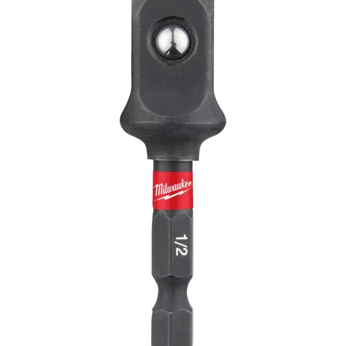 Milwaukee Shockwave bit-adapter, 1/4" til 1/2" firkant